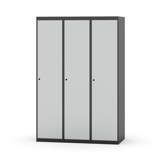 Novis garderobeskab lige topplade 1:3 B120 cm