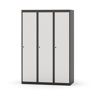Novis garderobeskab lige topplade 1:3 B120 cm
