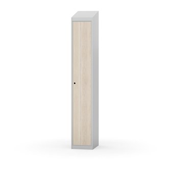 Novis garderobeskab skrå topplade 1:1 B30 cm