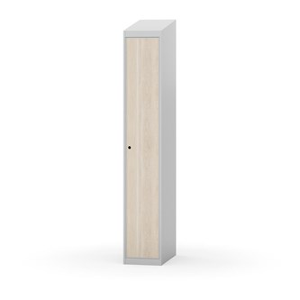 Novis garderobeskab skrå topplade 1:1 B30 cm