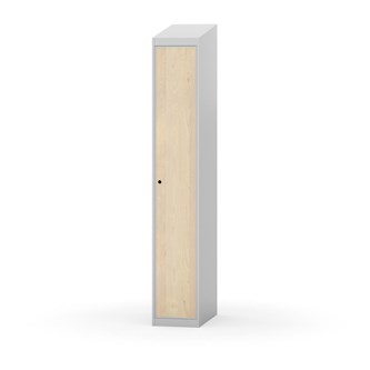 Novis garderobeskab skrå topplade 1:1 B30 cm