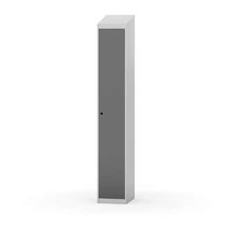Novis garderobeskab skrå topplade 1:1 B30 cm