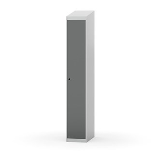 Novis garderobeskab skrå topplade 1:1 B30 cm
