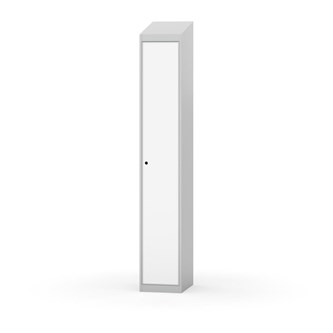 Novis garderobeskab skrå topplade 1:1 B30 cm