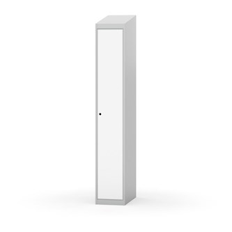 Novis garderobeskab skrå topplade 1:1 B30 cm