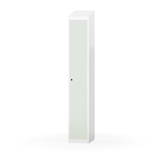 Novis garderobeskab skrå topplade 1:1 B30 cm