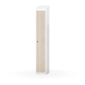 Novis garderobeskab skrå topplade 1:1 B30 cm