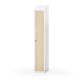 Novis garderobeskab skrå topplade 1:1 B30 cm
