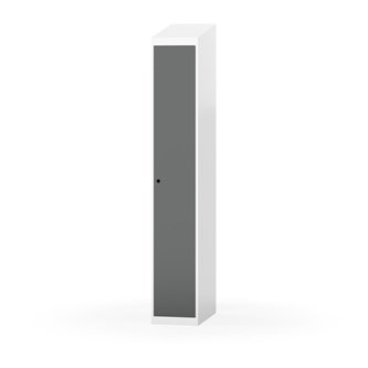 Novis garderobeskab skrå topplade 1:1 B30 cm