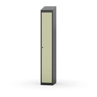 Novis garderobeskab skrå topplade 1:1 B30 cm