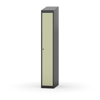 Novis garderobeskab skrå topplade 1:1 B30 cm
