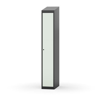 Novis garderobeskab skrå topplade 1:1 B30 cm