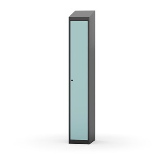Novis garderobeskab skrå topplade 1:1 B30 cm