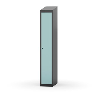 Novis garderobeskab skrå topplade 1:1 B30 cm