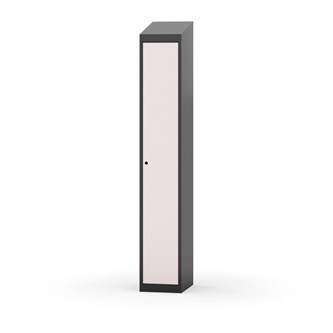Novis garderobeskab skrå topplade 1:1 B30 cm