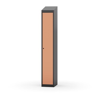 Novis garderobeskab skrå topplade 1:1 B30 cm