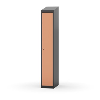 Novis garderobeskab skrå topplade 1:1 B30 cm