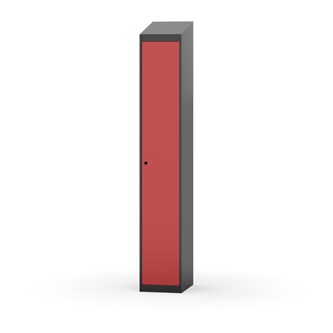 Novis garderobeskab skrå topplade 1:1 B30 cm