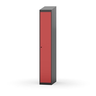 Novis garderobeskab skrå topplade 1:1 B30 cm