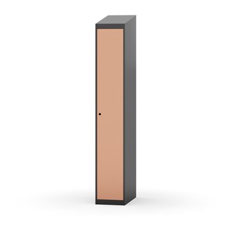 Novis garderobeskab skrå topplade 1:1 B30 cm