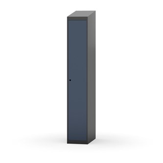Novis garderobeskab skrå topplade 1:1 B30 cm