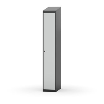 Novis garderobeskab skrå topplade 1:1 B30 cm