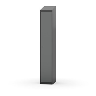Novis garderobeskab skrå topplade 1:1 B30 cm