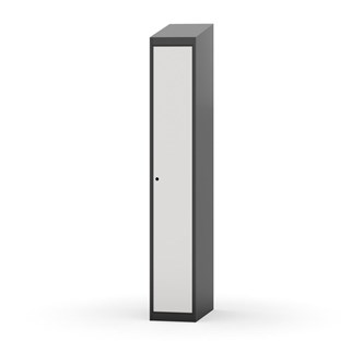 Novis garderobeskab skrå topplade 1:1 B30 cm