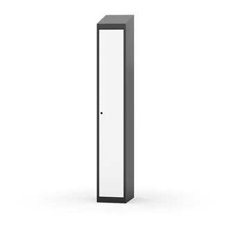 Novis garderobeskab skrå topplade 1:1 B30 cm