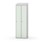 Novis garderobeskab skrå topplade 1:2 B60 cm