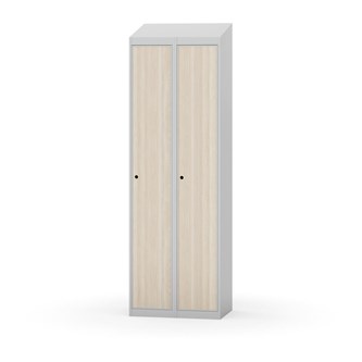 Novis garderobeskab skrå topplade 1:2 B60 cm