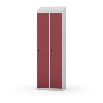 Novis garderobeskab skrå topplade 1:2 B60 cm