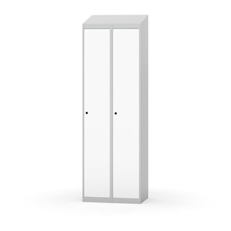 Novis garderobeskab skrå topplade 1:2 B60 cm