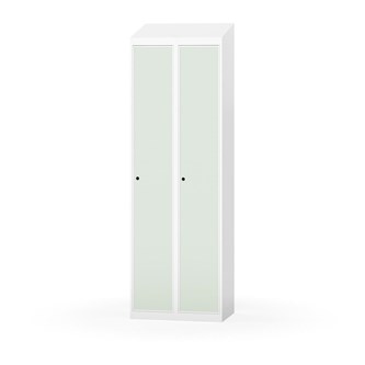 Novis garderobeskab skrå topplade 1:2 B60 cm