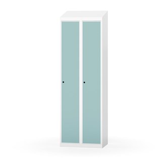 Novis garderobeskab skrå topplade 1:2 B60 cm