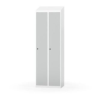 Novis garderobeskab skrå topplade 1:2 B60 cm