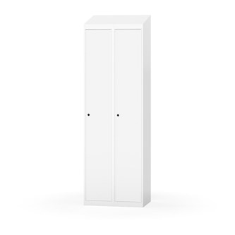 Novis garderobeskab skrå topplade 1:2 B60 cm