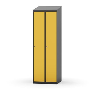 Novis garderobeskab skrå topplade 1:2 B60 cm