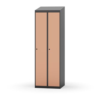 Novis garderobeskab skrå topplade 1:2 B60 cm