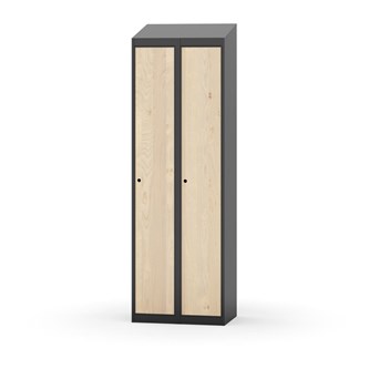Novis garderobeskab skrå topplade 1:2 B60 cm