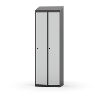 Novis garderobeskab skrå topplade 1:2 B60 cm