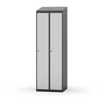 Novis garderobeskab skrå topplade 1:2 B60 cm