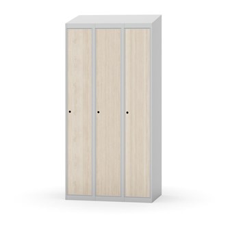Novis garderobeskab skrå topplade 1:3 B90 cm
