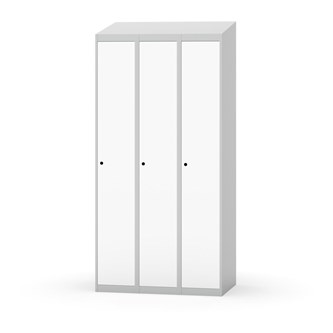 Novis garderobeskab skrå topplade 1:3 B90 cm
