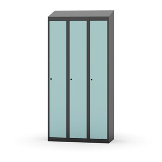 Novis garderobeskab skrå topplade 1:3 B90 cm