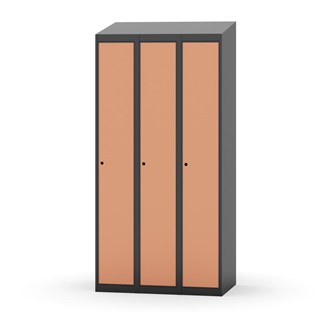 Novis garderobeskab skrå topplade 1:3 B90 cm