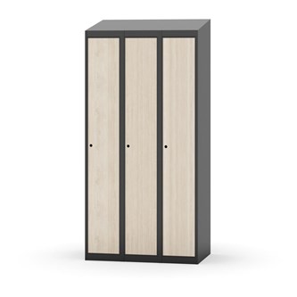 Novis garderobeskab skrå topplade 1:3 B90 cm
