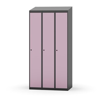 Novis garderobeskab skrå topplade 1:3 B90 cm