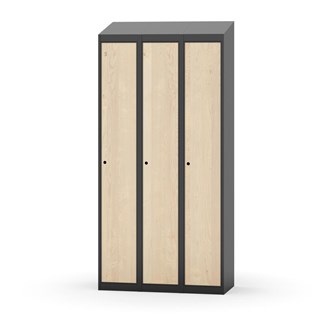 Novis garderobeskab skrå topplade 1:3 B90 cm