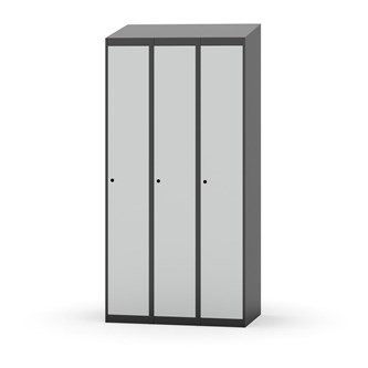 Novis garderobeskab skrå topplade 1:3 B90 cm